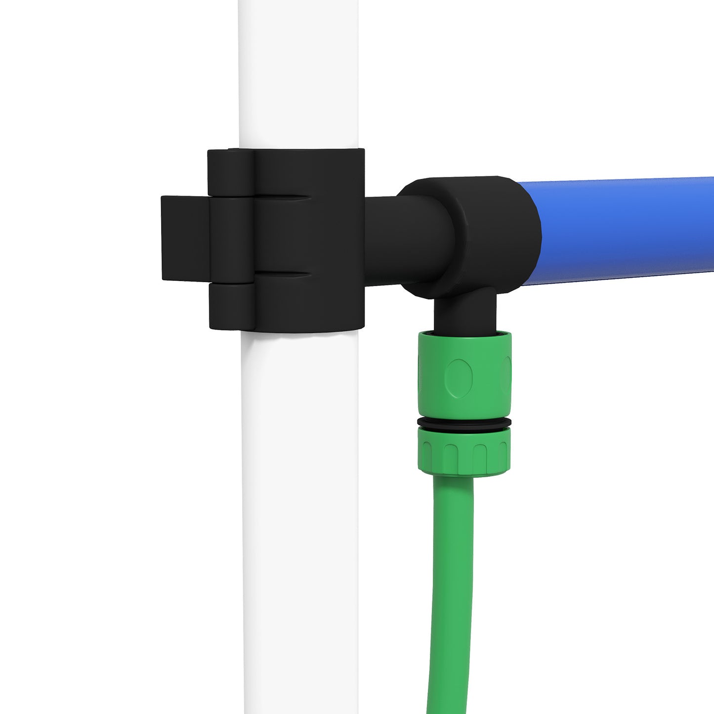 PawHut 3 Piece Dog Agility Training Equipment Set, Dog Obstacle Course with Adjustable Height Jumping Ring and Hurdle, Spray Water Tube, Carry Bag, Whistle, White