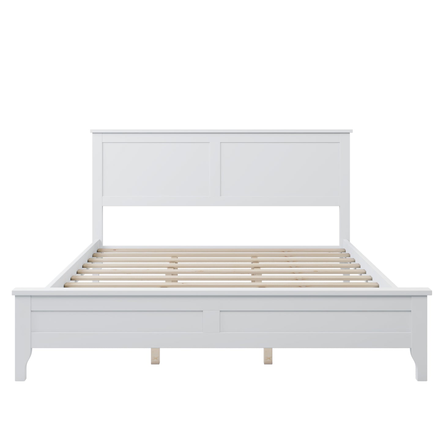 White Solid Wood 5 Pieces Queen Bedroom Sets(bed+nightstand*2+chest+dresser)old sku:BS515101AAK