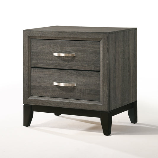 Valdemar Weathered Gray Finish Nightstand