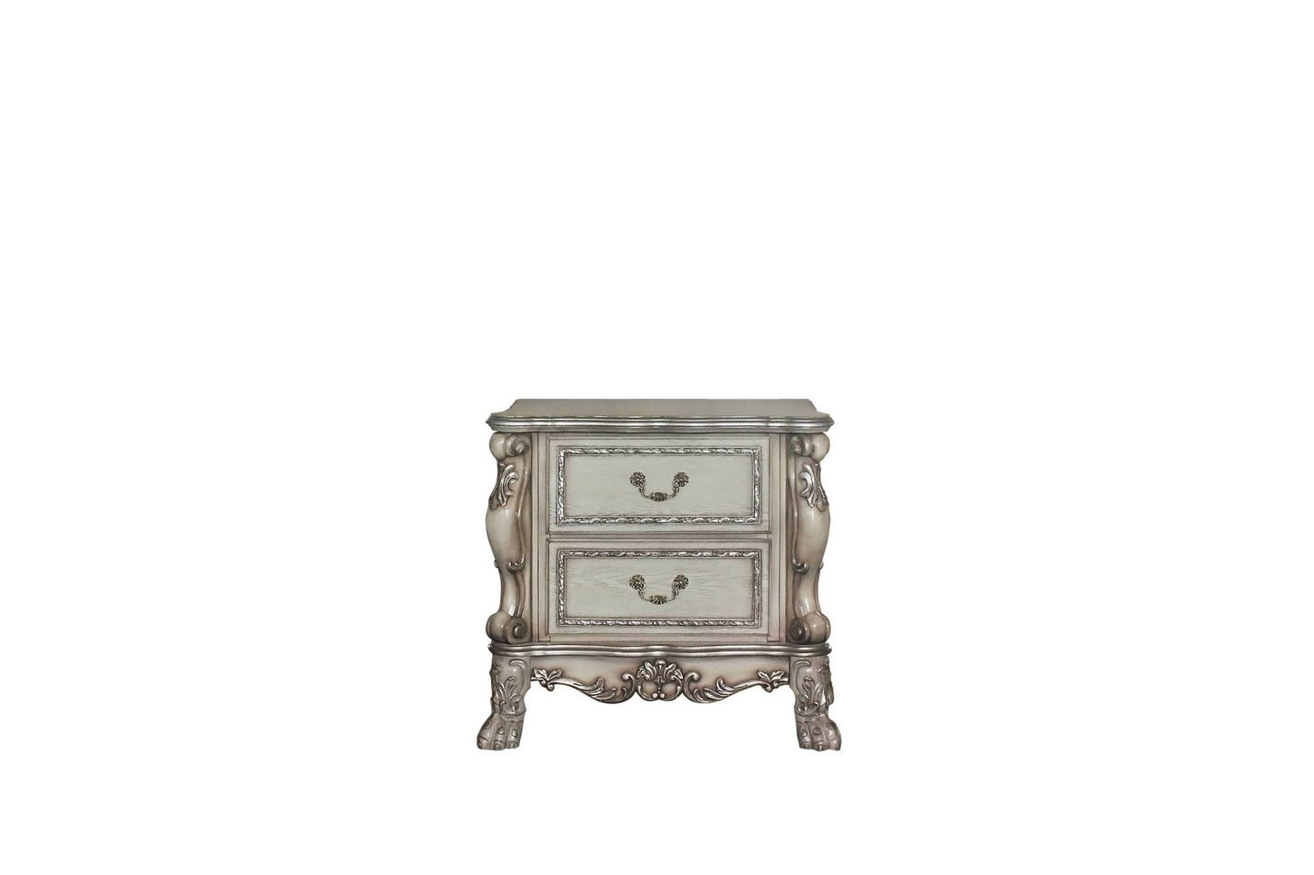 Dresden Vintage Bone White Finish Nightstand