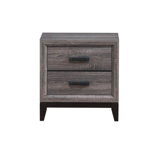 MIRAGE FOIL GREY NIGHTSTAND