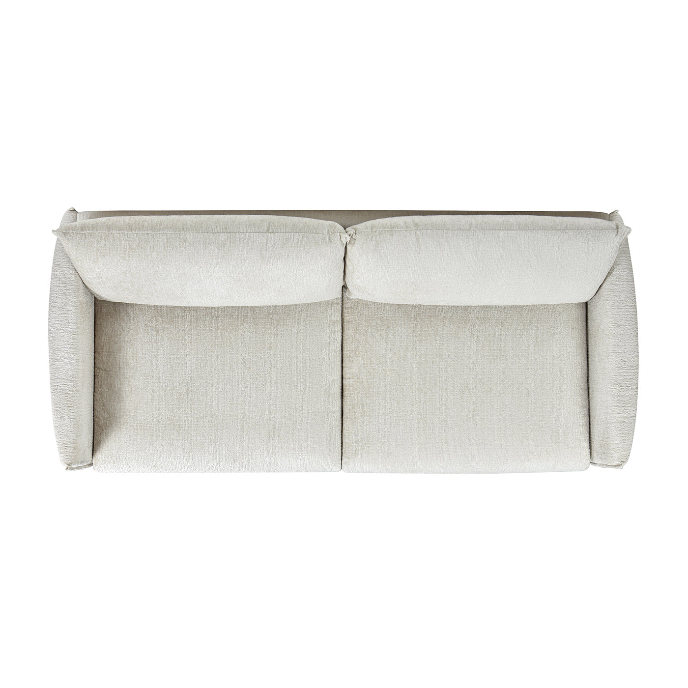 Haven 83" Flange Arm Oak Wood Sofa, Marled Gray Chenille