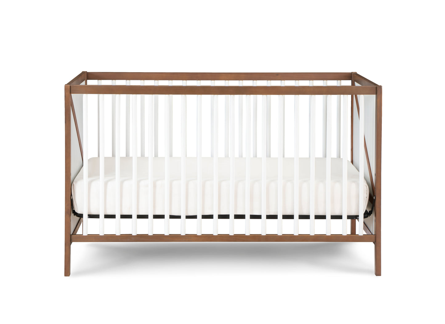 Pixie Zen 3-in-1 Crib in Walnut/White