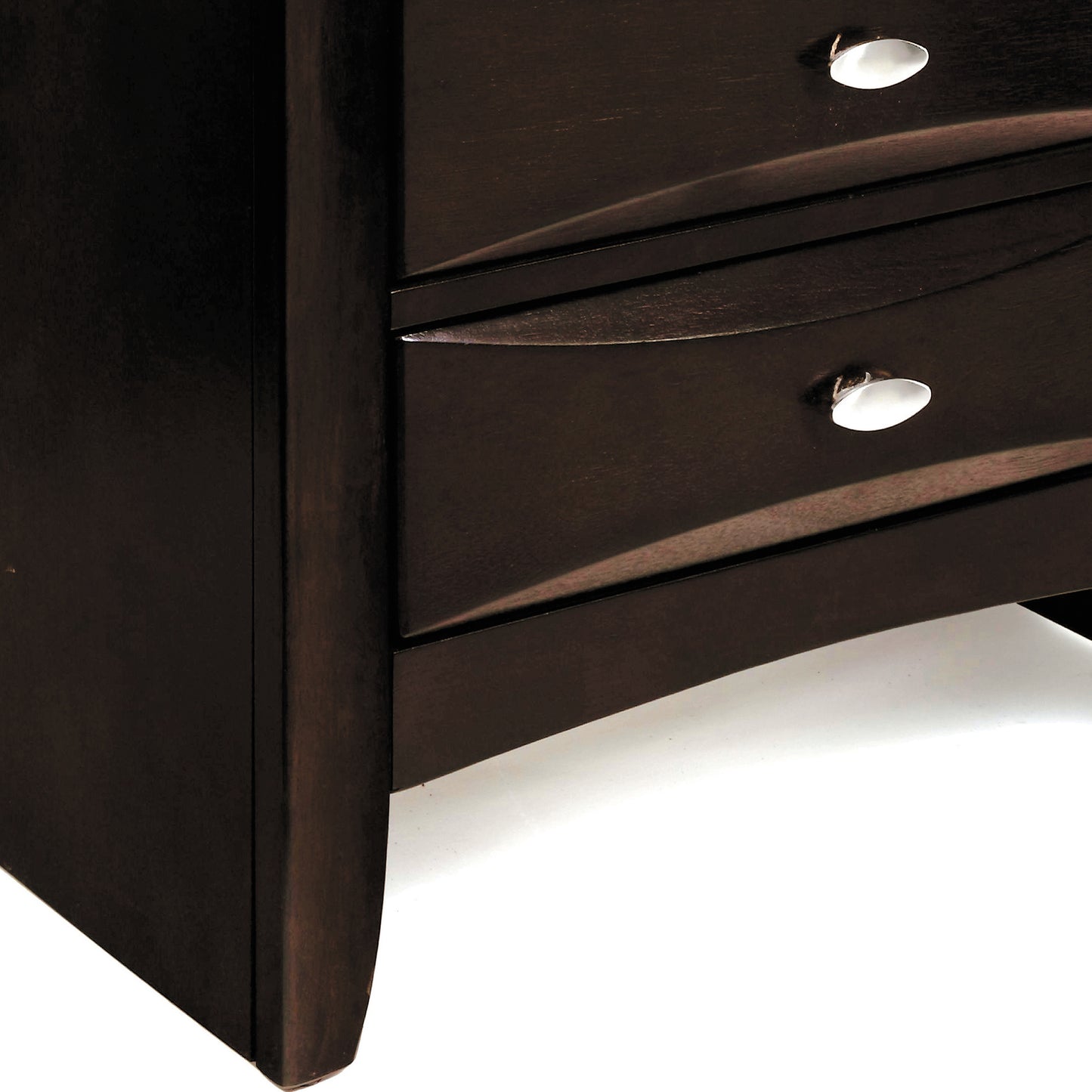 Espresso 2-drawer Nightstand