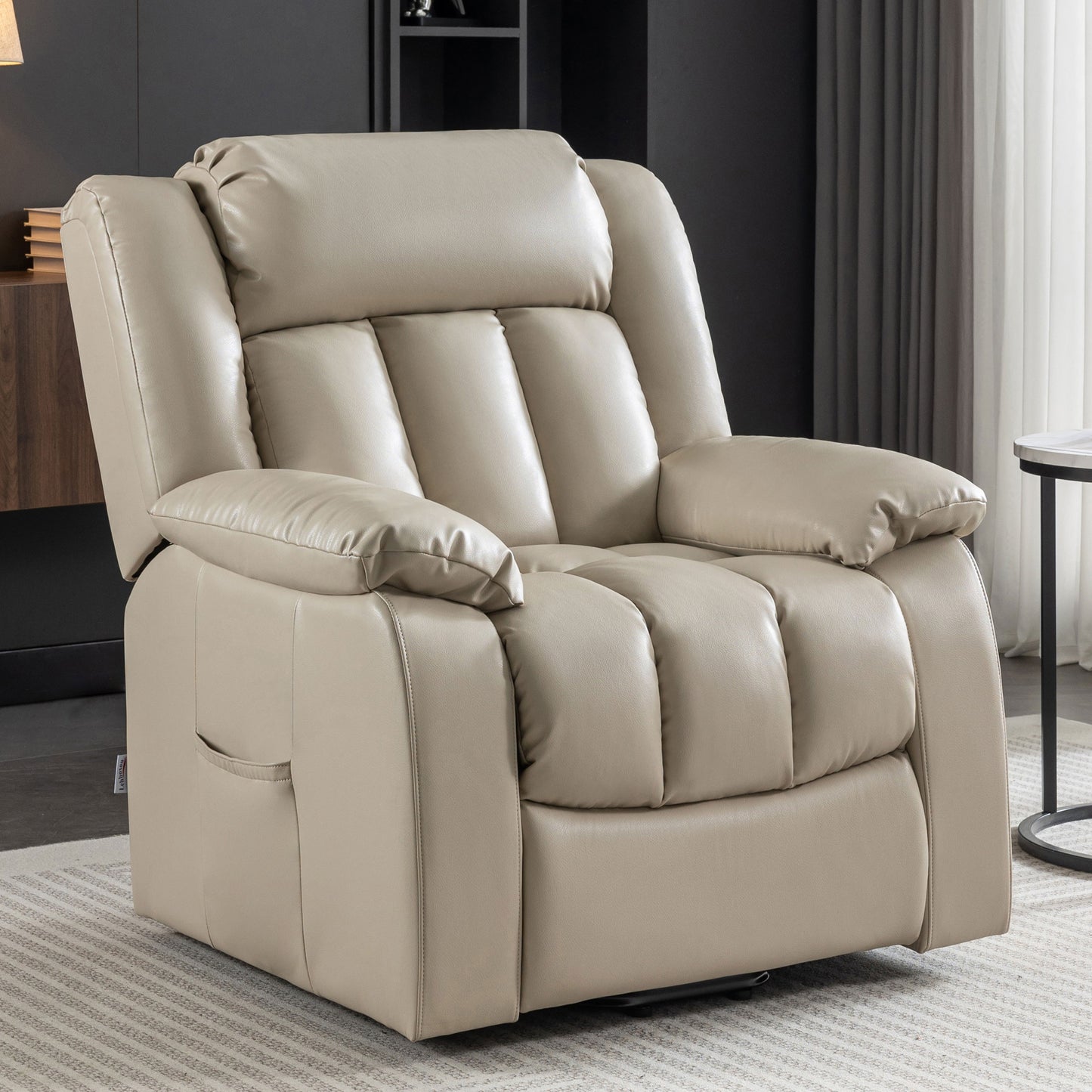 Lehboson Lift Recliner Chair, Electric Power Lift Recliner Chair for Elderly, (Beige)