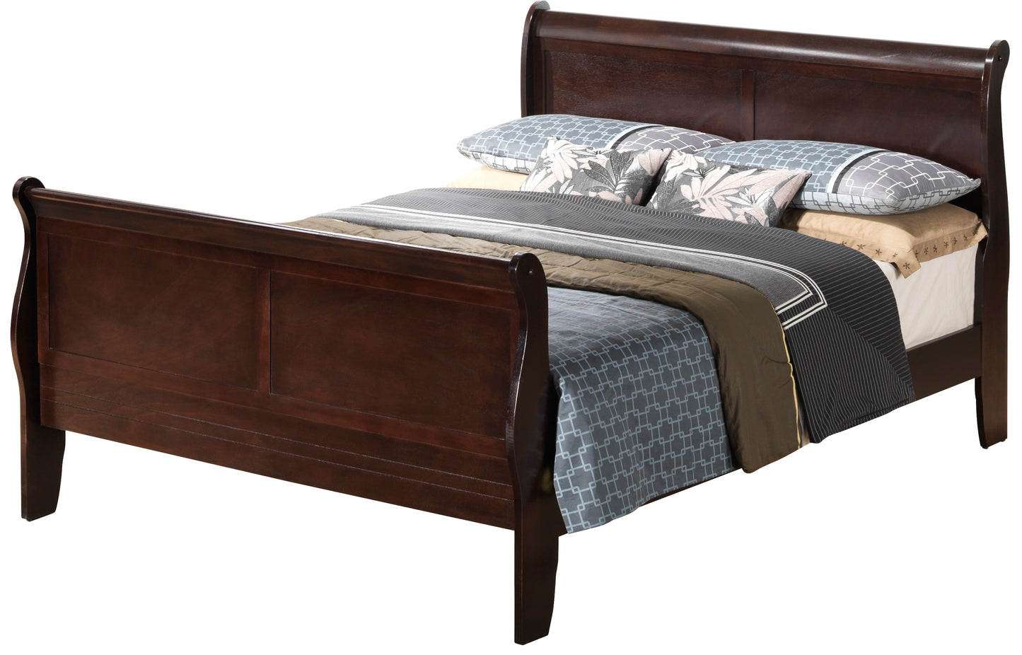 Glory Furniture Louis Phillipe G3125A-QB Queen  Bed , Cappuccino