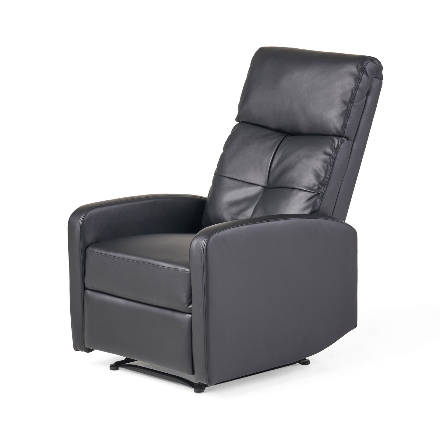 26" Wide Faux Leather Manual Standard Recliner