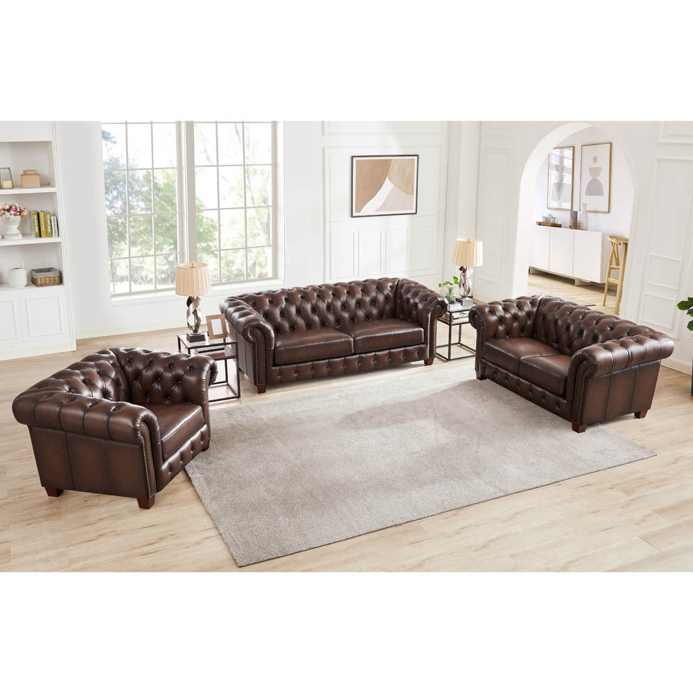 Versailles Leather Sofa