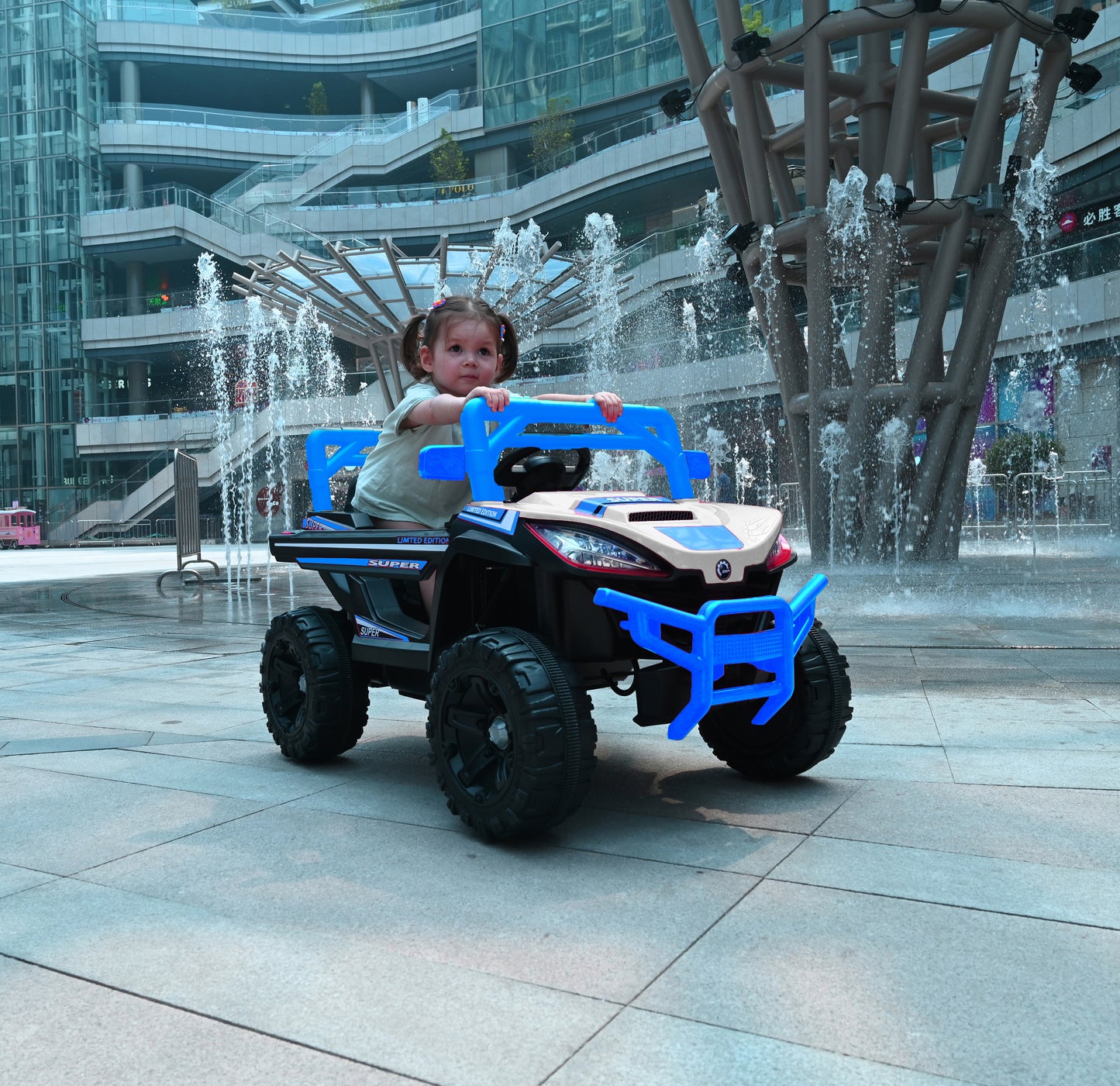 ride on car, kids electric car,  riding toys for kids with remote control  Rechargeable Battery Powered Electric Car with 4 Motors Amazing gift for 3~6 years boys/girls