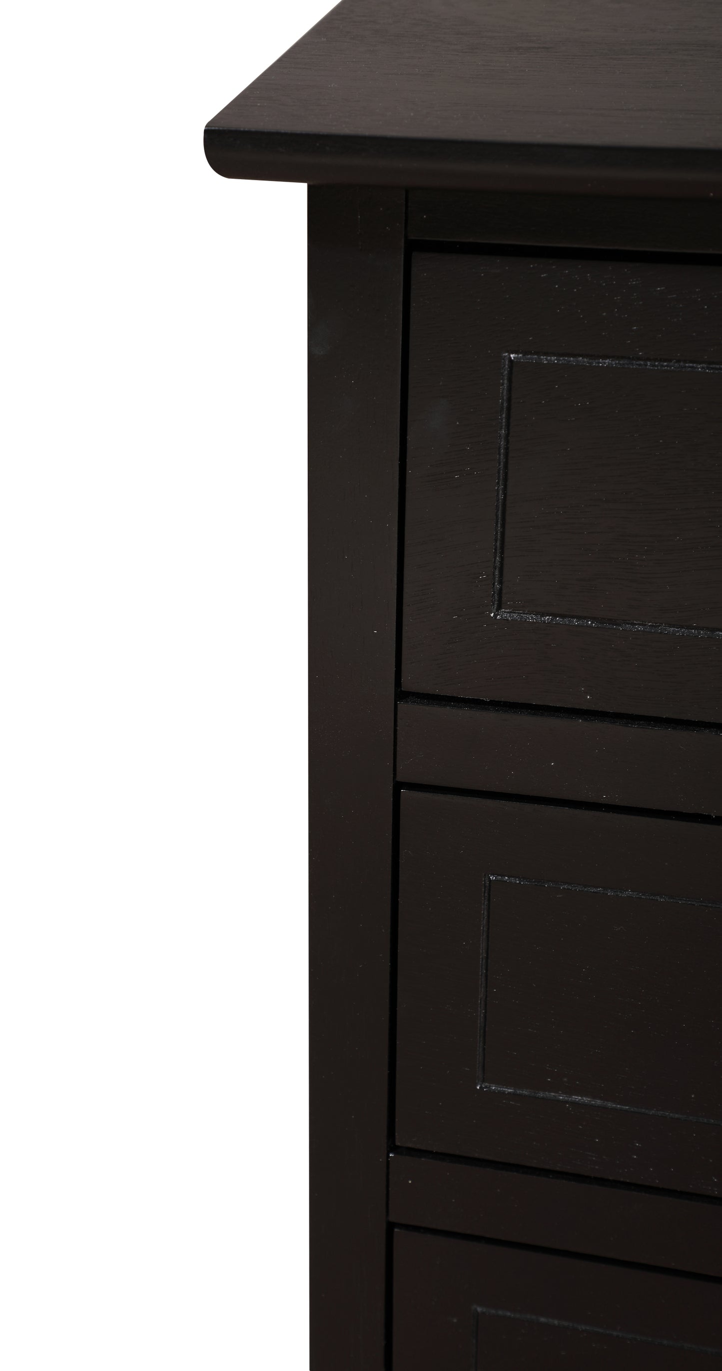 Stylish Transitional Black Nightstand