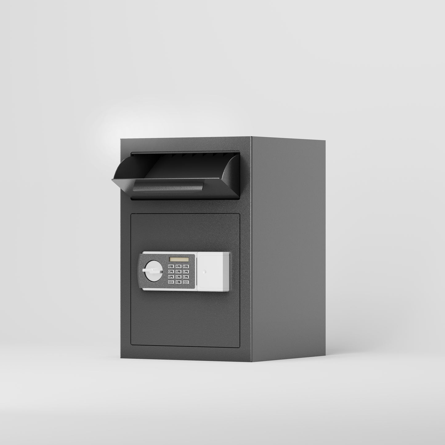 Digital Depository Safe Made of Carbon Steel Electronic Code Lock Depository Safe with Deposit Slot Depository Box for Home Hotel Restaurant and Office