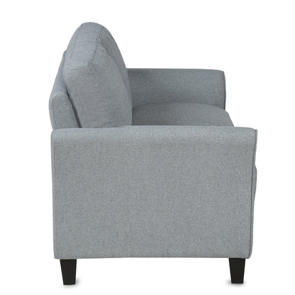 Living Room Furniture Love Seat Sofa Double Seat Sofa (Loveseat Chair)(Gray)