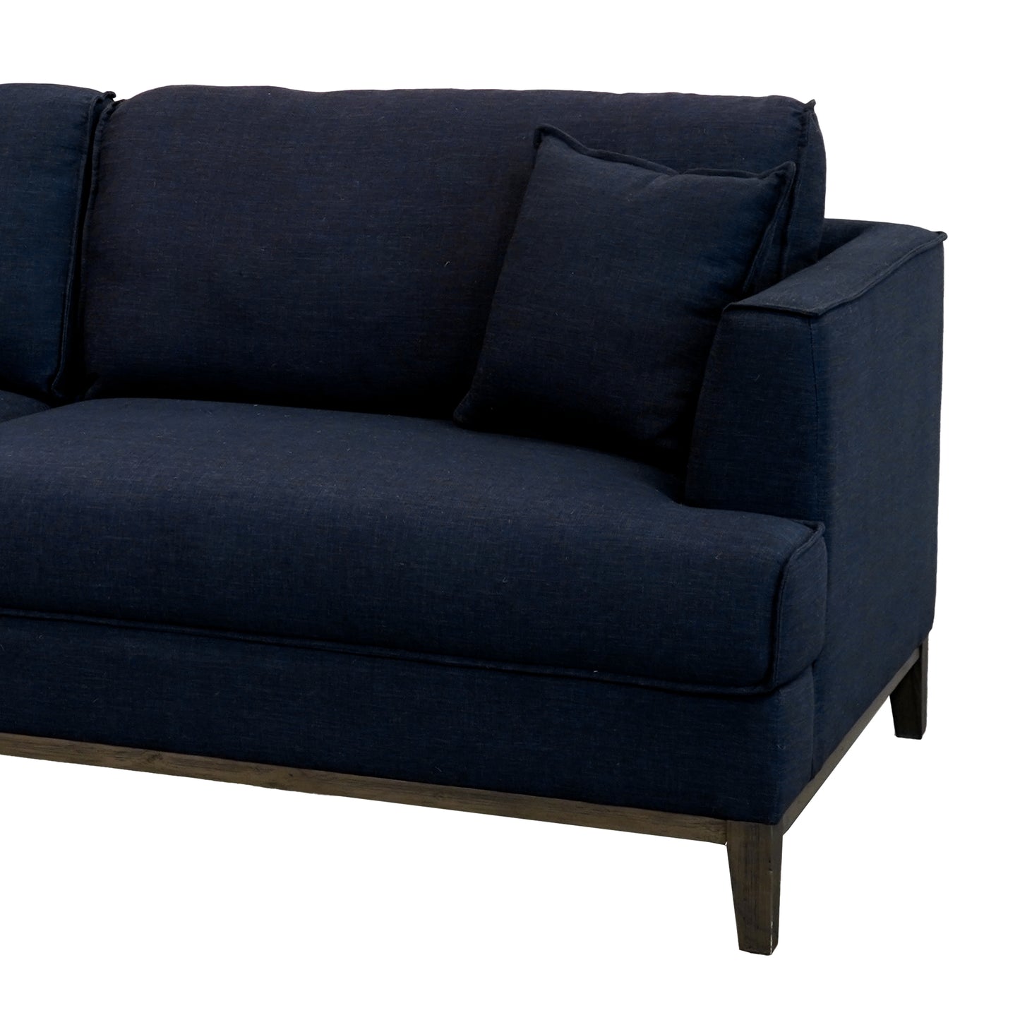 Aspen Navy Linen Sofa