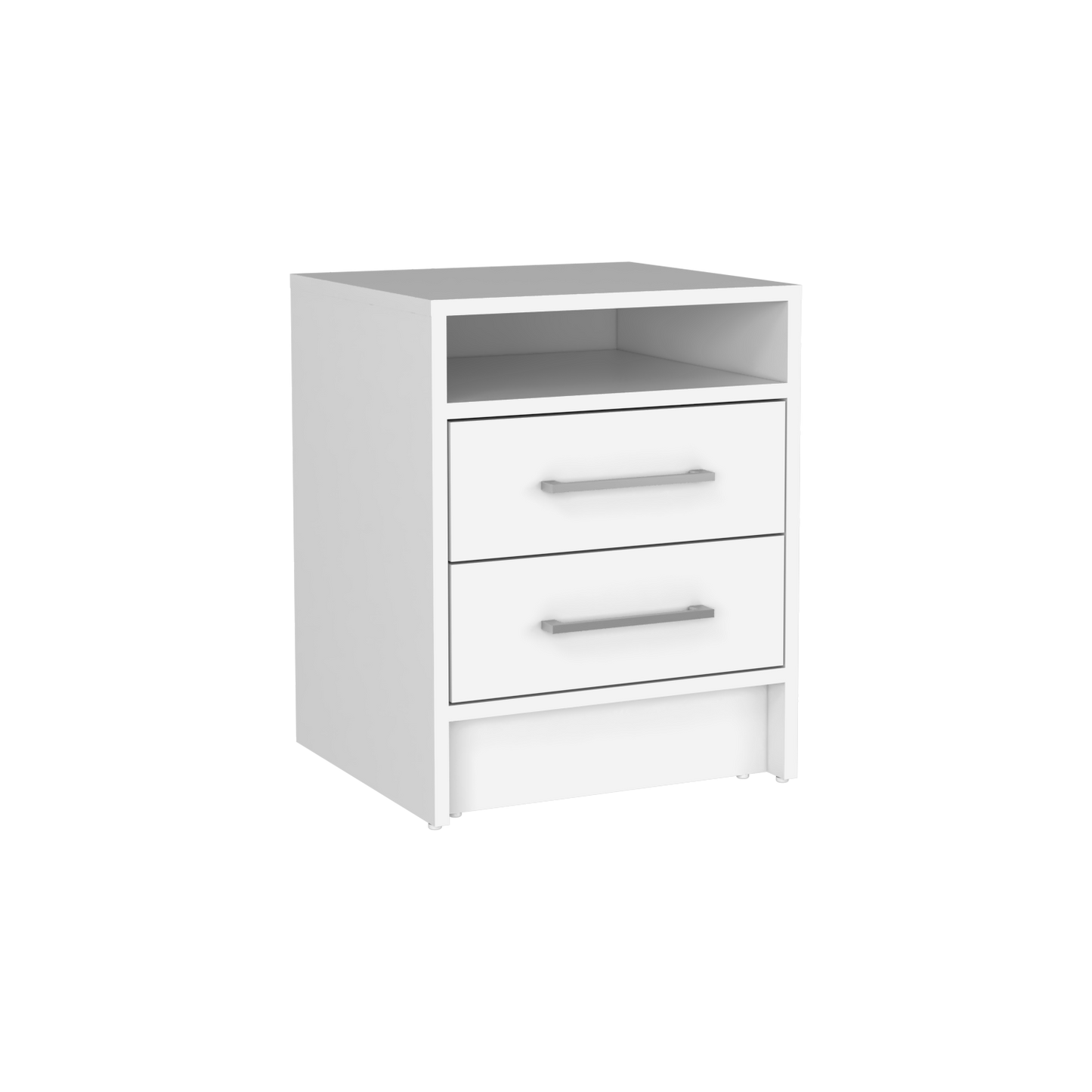Greter 24"  Two-Drawer Night Stand  With open shelf