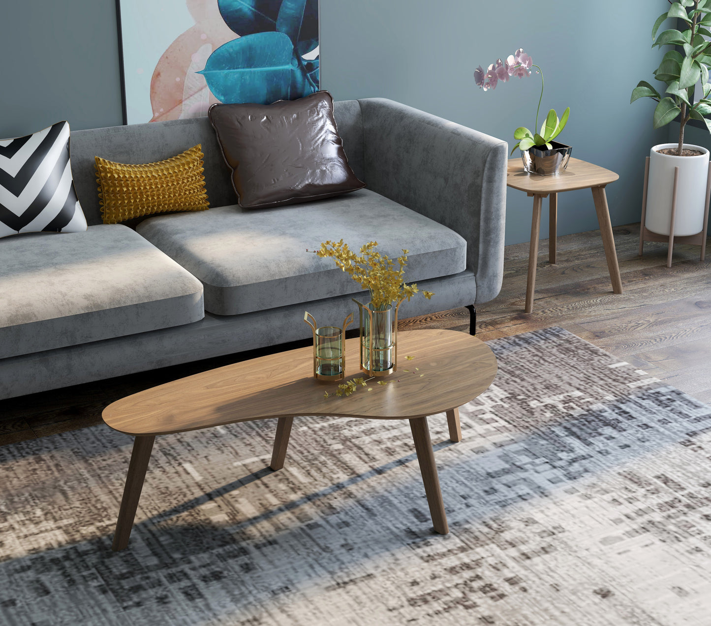 Pineda Brown Coffee Table