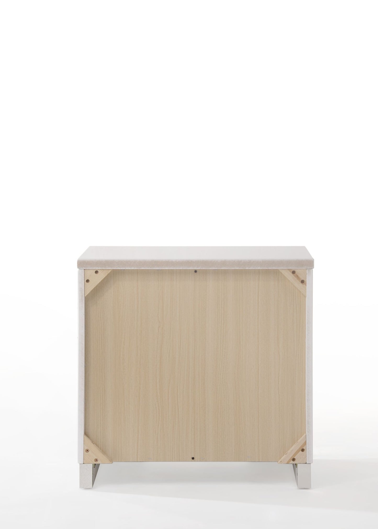 Naima II White High Gloss Finish Nightstand