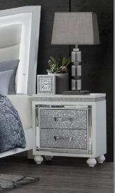 MALOISE WHITE NIGHTSTAND