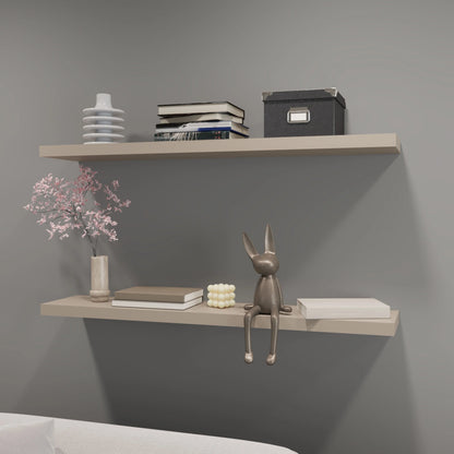 Taupe Floating Shelf