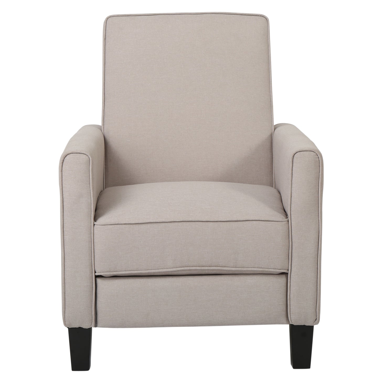 Recliner Push Back Chair for Elegant Home Décor Beige