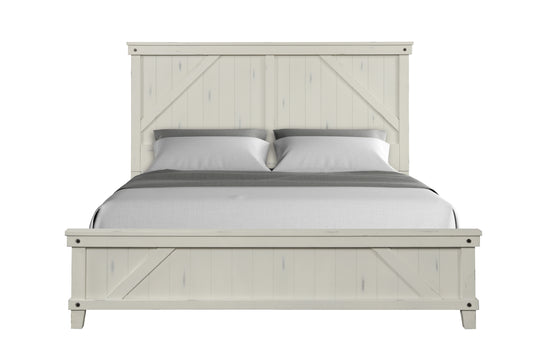 King Industrial Farmhouse Bed