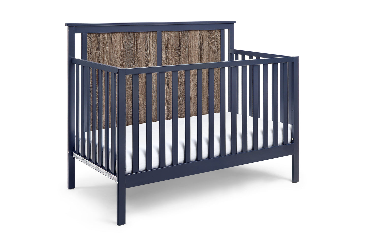 Connelly 4-in-1 Convertible Crib Midnight Blue/Vintage Walnut