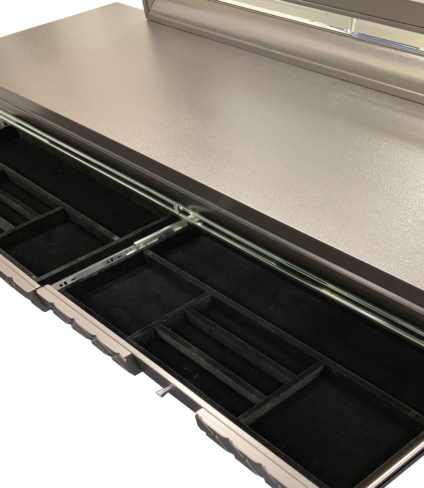 Sawyer Metallic Gray Finish Dresser