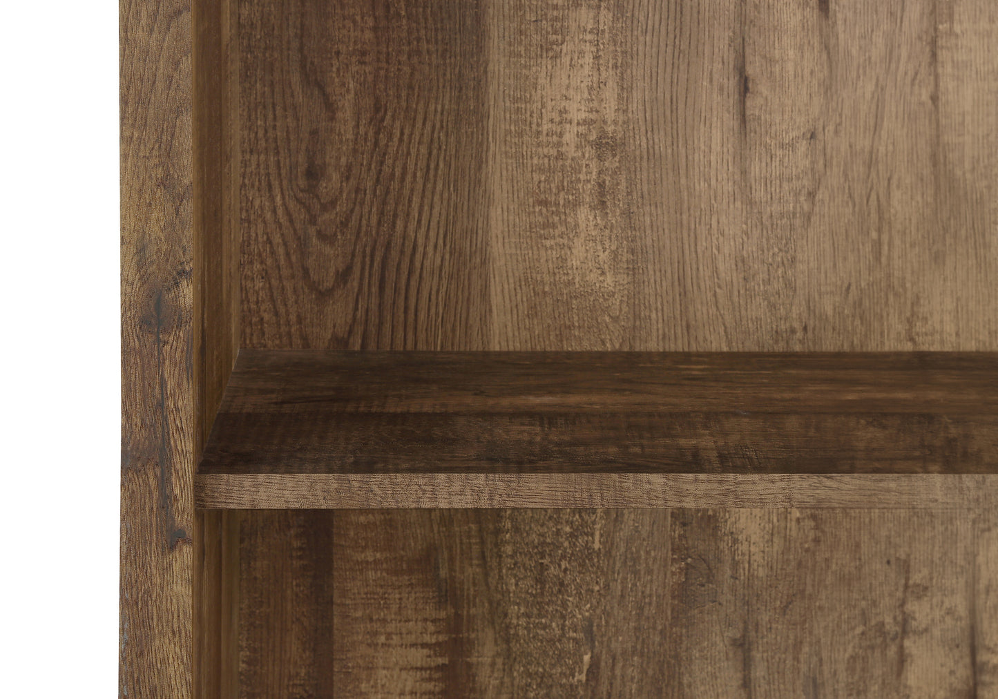 Bookshelf, Bookcase, Etagere, 5 Tier, 48"h, Office, Bedroom, Brown Laminate, Contemporary, Modern