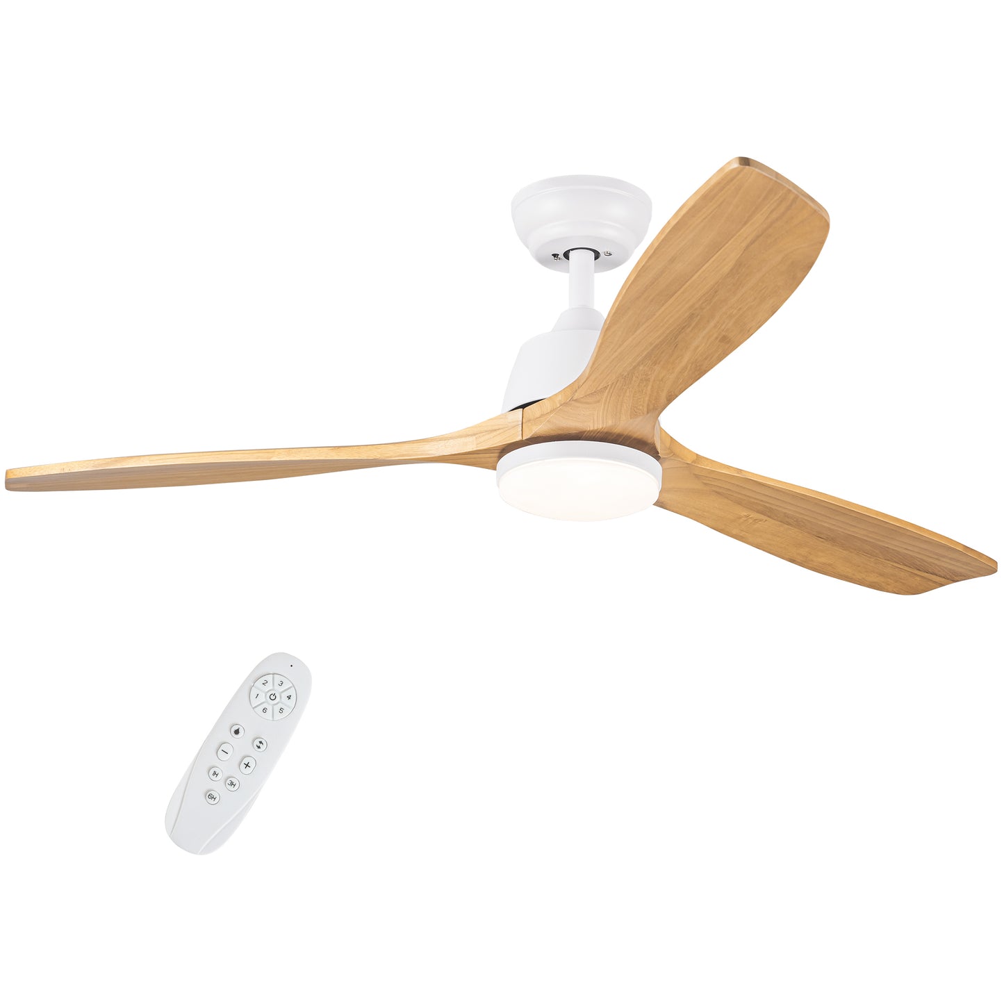 YUHAO 52 In.Intergrated LED Ceiling Fan Lighting with Remote Control