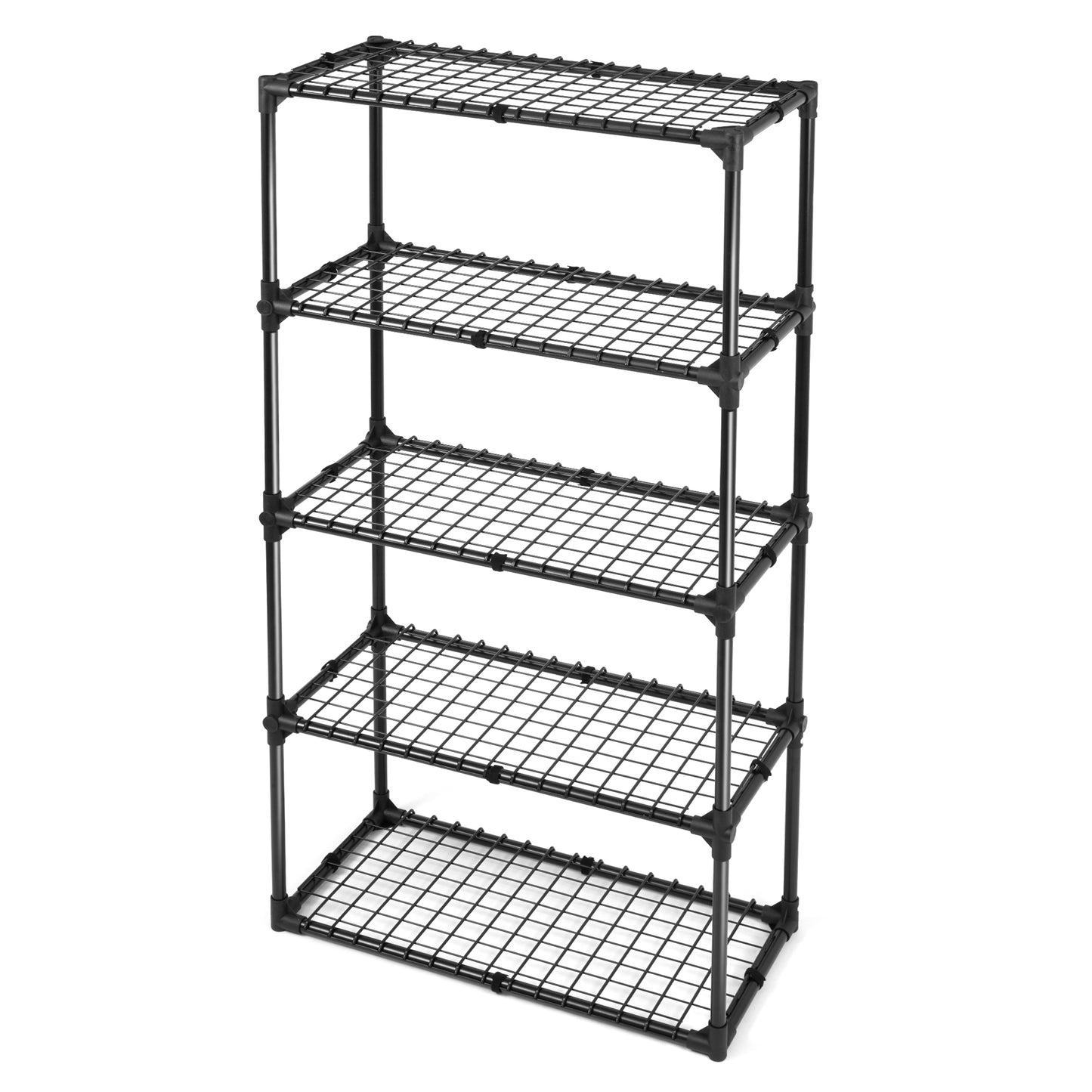 5-SHELF WIRE RACK WITH COVER(1PACK)