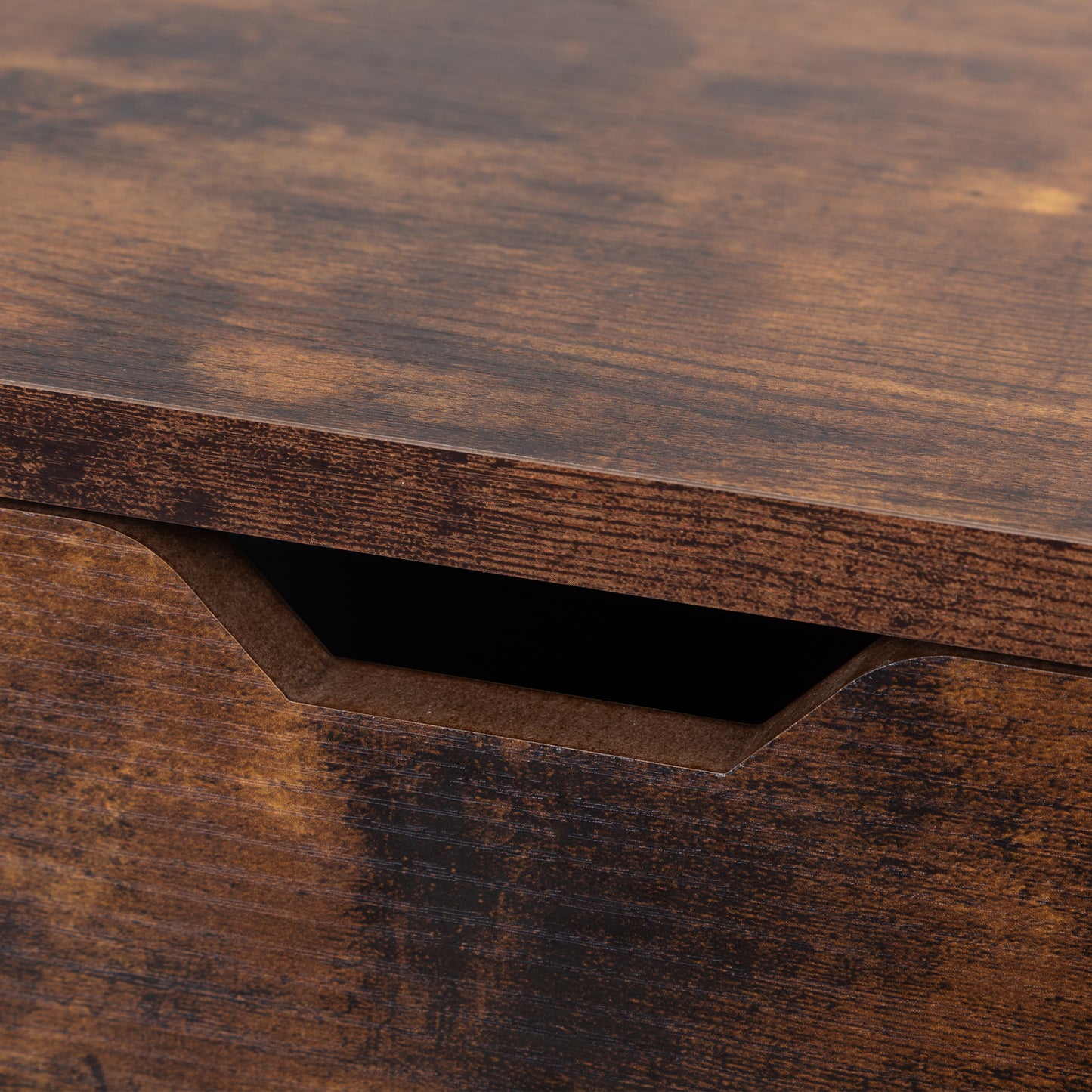 ightstand with 2 Drawers, Bedside Tables with Solid Wood Legs and Storage, End Table, Side Table, Bedside Furniture for Bedroom, Living Room, Rustic Brown