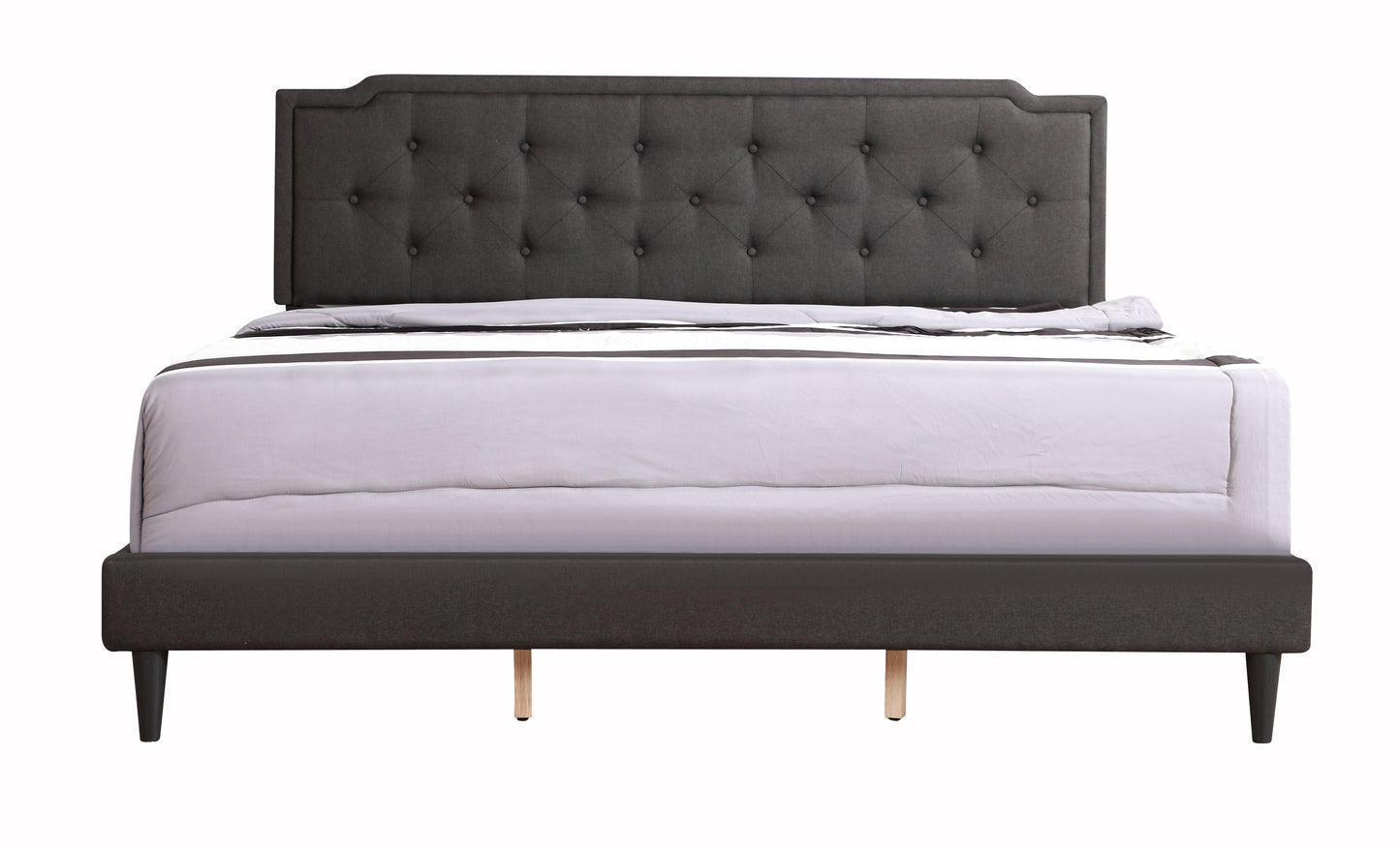 Stylish Black Full Bed With Versatile Design