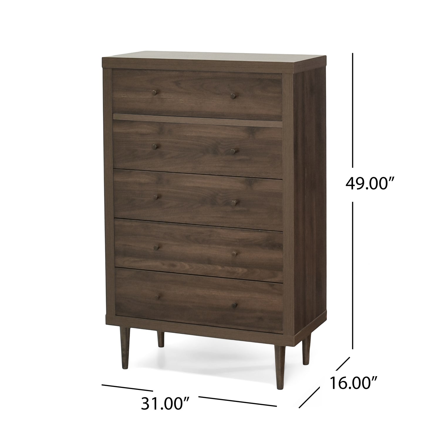 NORDIC 5-DRAWER CHEST