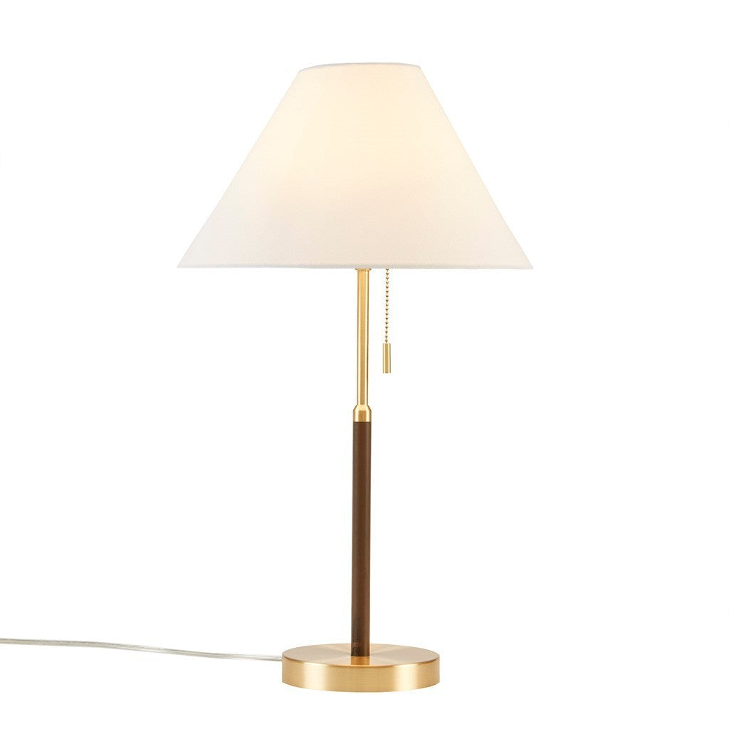 Two Tone Pull-chain Table Lamp