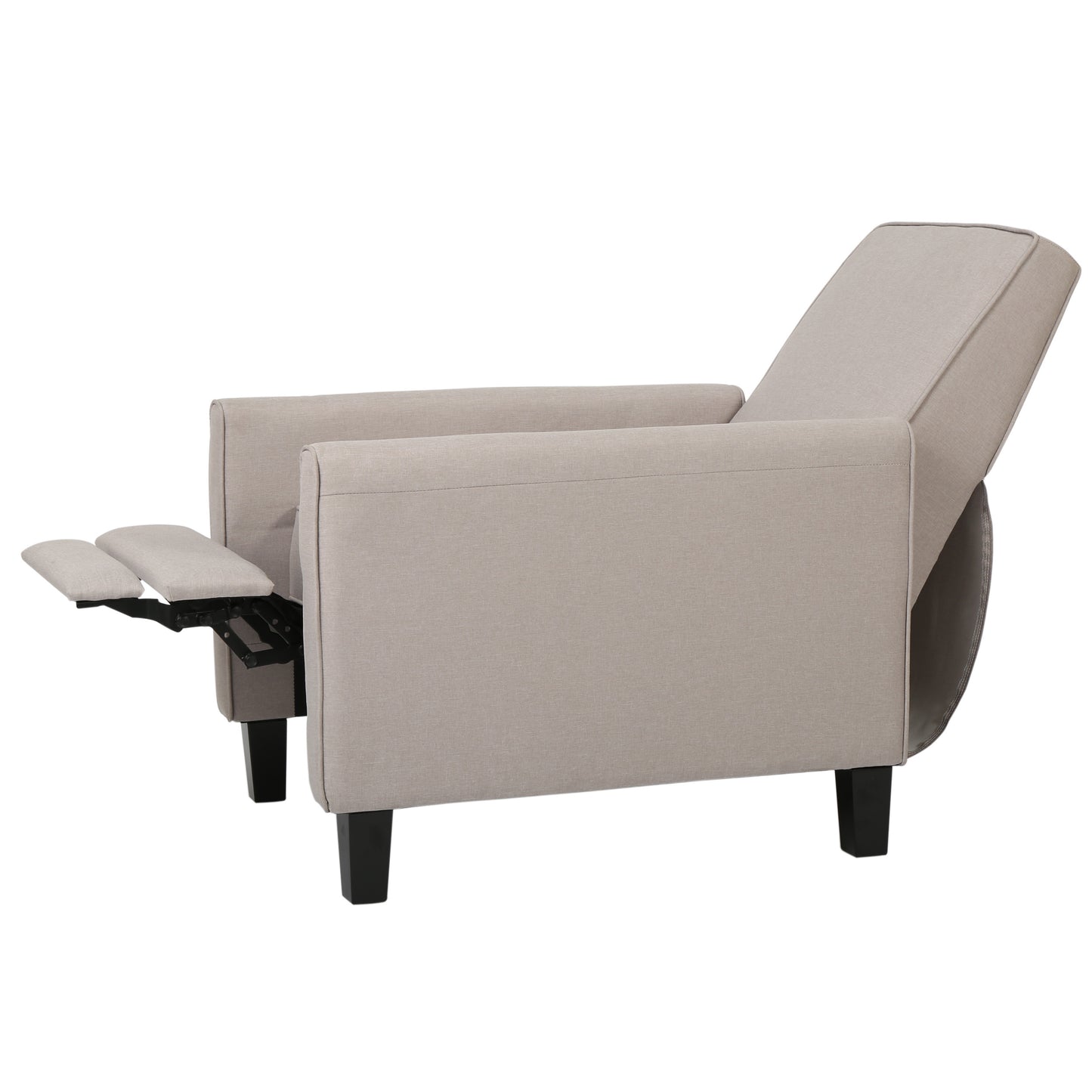 Recliner Push Back Chair for Elegant Home Décor Beige