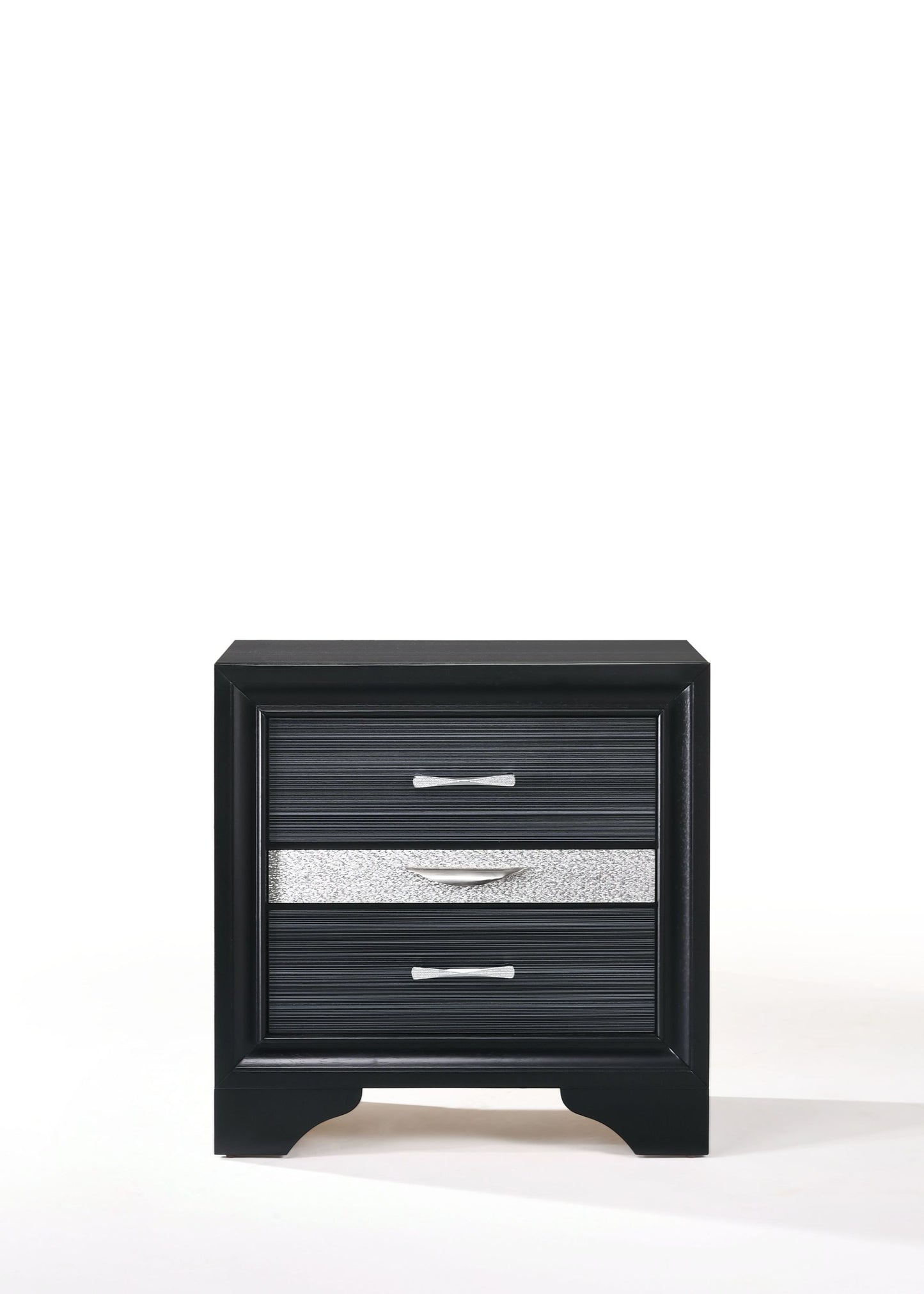 Naima Black Finish Nightstand