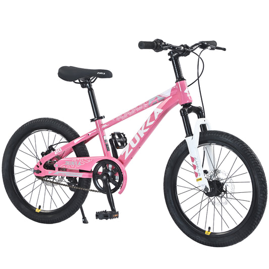 ZUKKA Mountain Bike,20 Inch MTB for Boys and Girls Age 7-10 Years,Multiple Colors