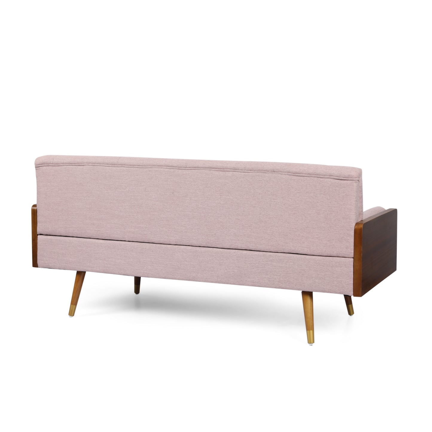 Aidan Mid-Century Modern Tufted Fabric Sofa