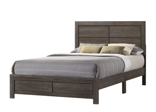 Hopkins - King Bed In One Box - Brown