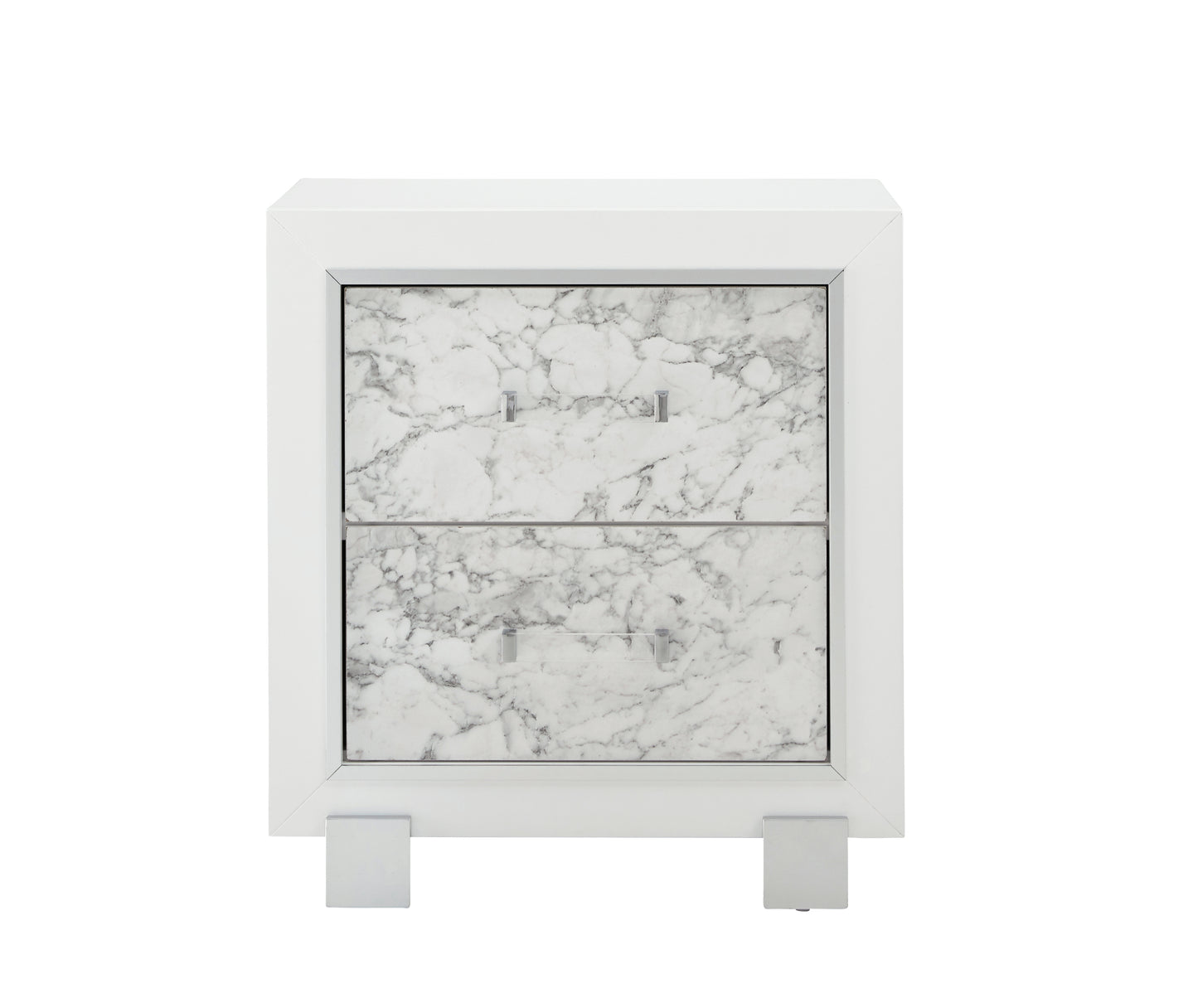 SKYE MARBLE WHITE NIGHTSTAND