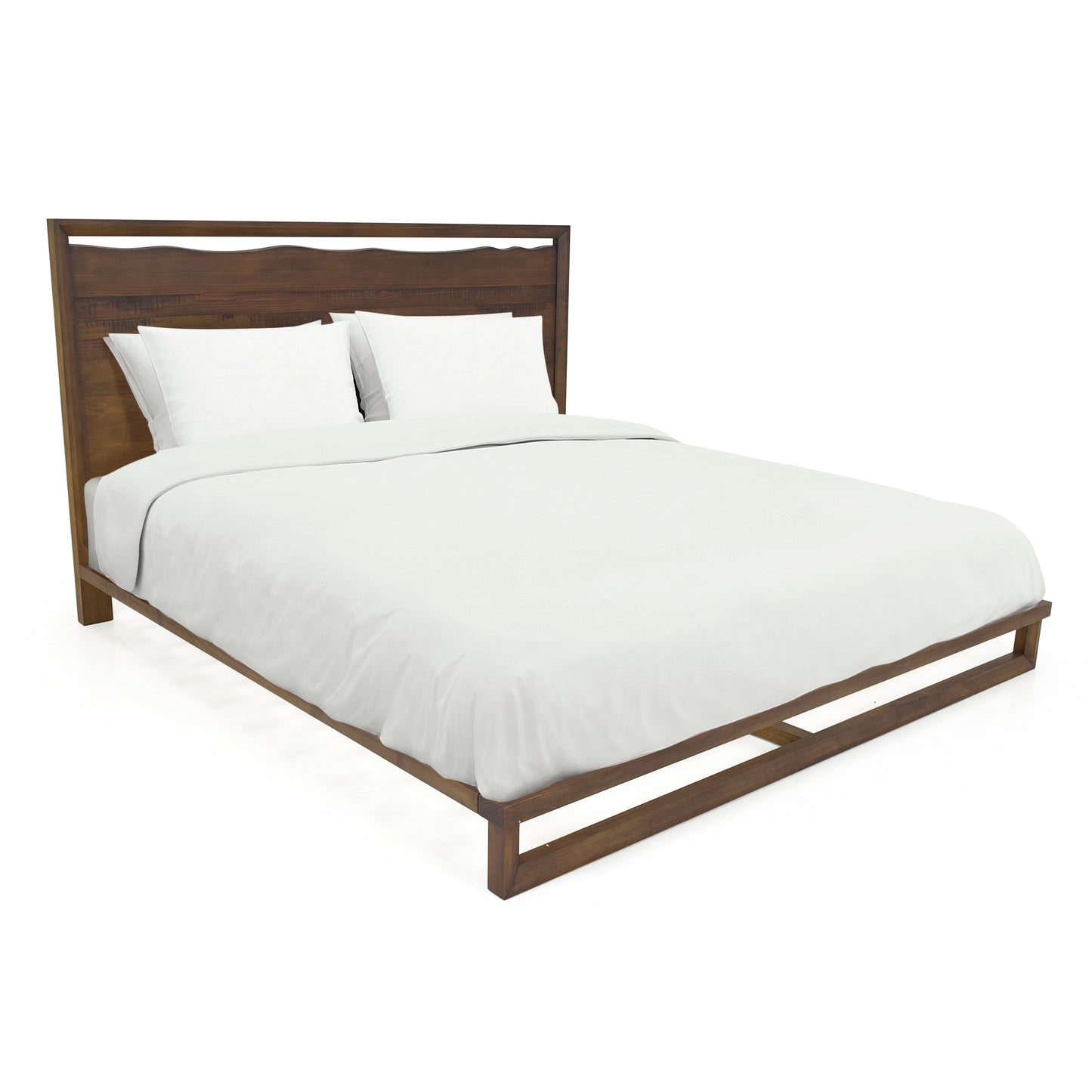 Lofton - King Platform Bed - Brown