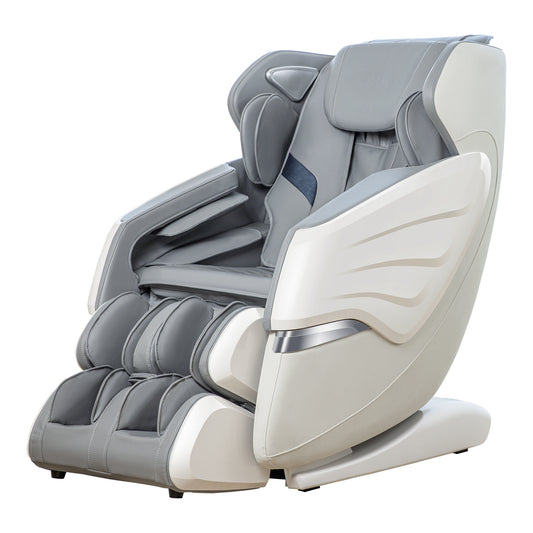 BOSSCARE  New Update GR8686 Massage Chairs with AI Voice, App Control SL Track Zero Gravity Full Body Massage Recliner Gray