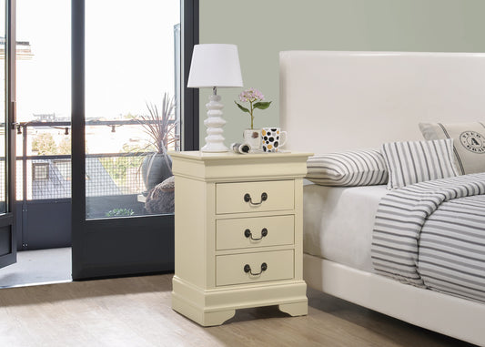 Traditional Beige Nightstand For Any Bedroom
