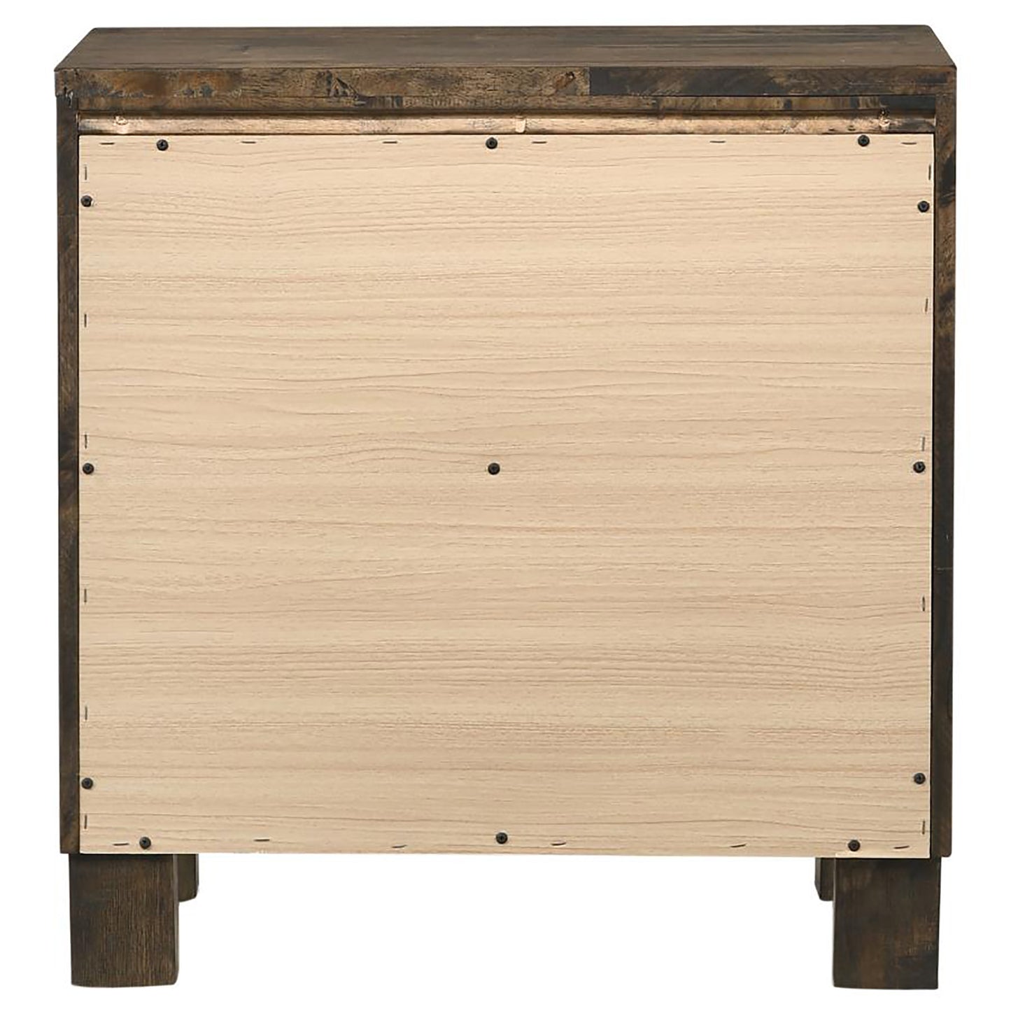 Rustic Golden Brown 2-drawer Nightstand