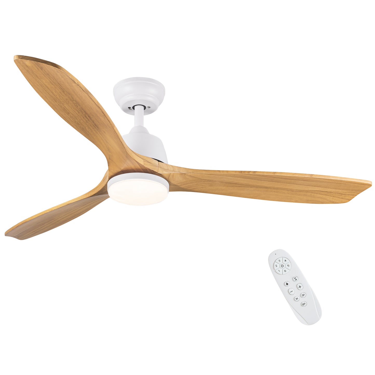 YUHAO 52 In.Intergrated LED Ceiling Fan Lighting with Remote Control