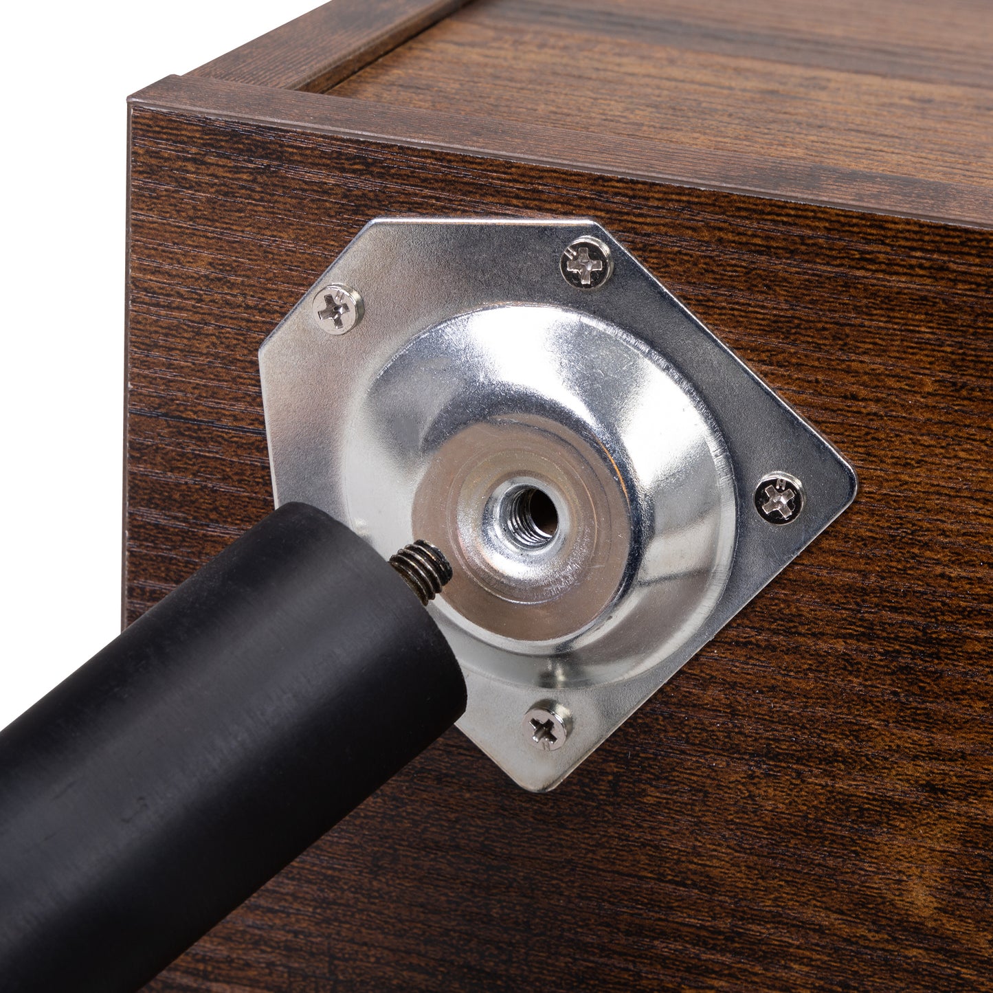 ightstand with 2 Drawers, Bedside Tables with Solid Wood Legs and Storage, End Table, Side Table, Bedside Furniture for Bedroom, Living Room, Rustic Brown