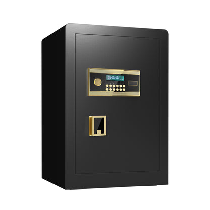 Large Electronic Digital Security Safe with Hidden Code Function,3.0 Cubic Feet Safe Box with Private Inner Cabinet and Fireproof and Waterproof Bag for Home,Office and Hotel(Black)