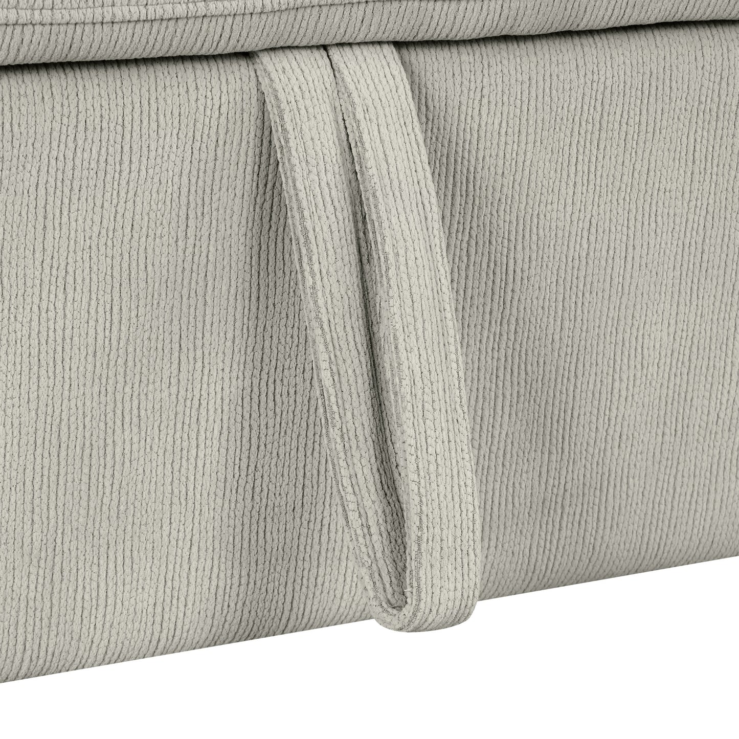 86.6" Sectional Sofa L-shaped Sofa Couch Pull-out Sofa Bed with a Movable Ottoman, Two USB Ports and Two Cup Holders for Living Room, Gray