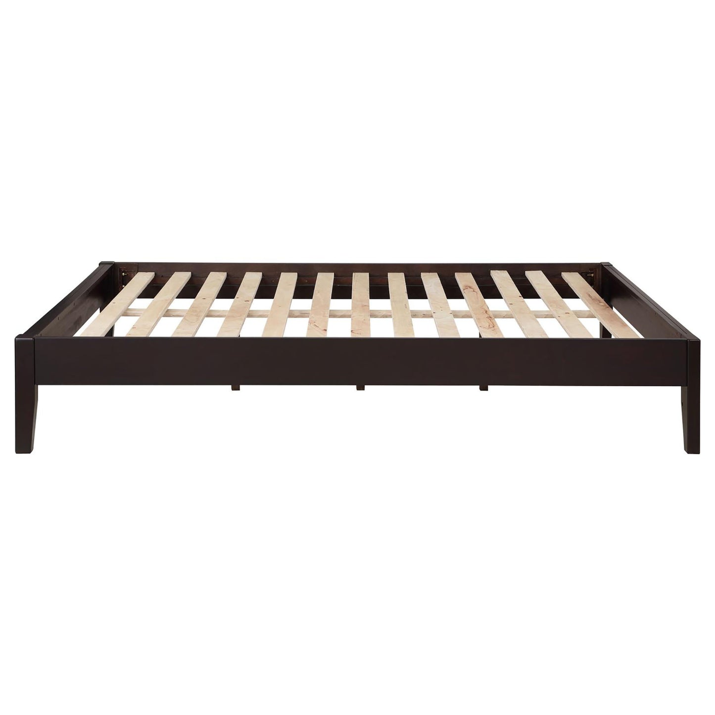 Cappuccino Queen Platform Bed