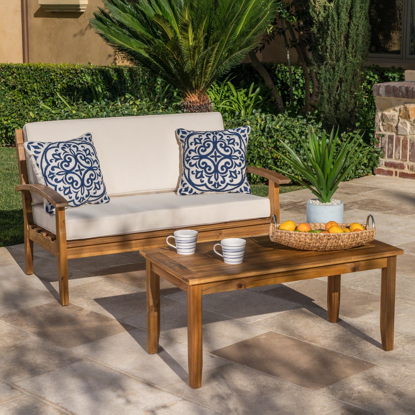 PEYTON LOVE SEAT + COFFEE TABLE