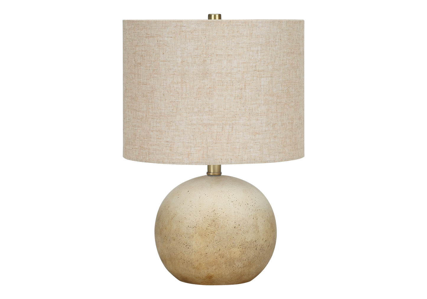 Lighting, 20"h, Table Lamp, Beige Concrete, Beige Shade, Contemporary